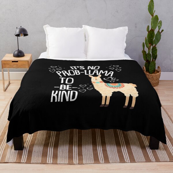Item preview, It's No Prob-llama to Be Kind designed and sold by EanayarDesigns.