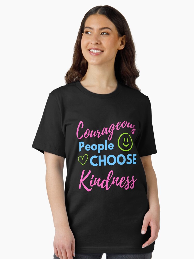 Thumbnail 2 of 7, Essential T-Shirt, Courageous People Choose Kindness - Comfortable Clothing & More designed and sold by kindnesshero.