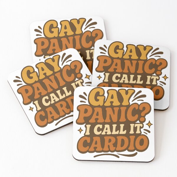 Item preview, Gay Panic? I Call It Cardio design designed and sold by Haus Of Sin.