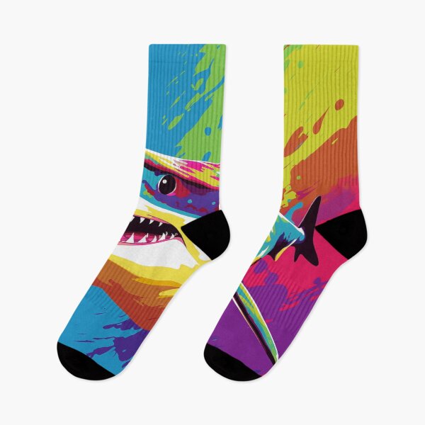 Item preview, Shark Popart designed and sold by RedHandedOD.