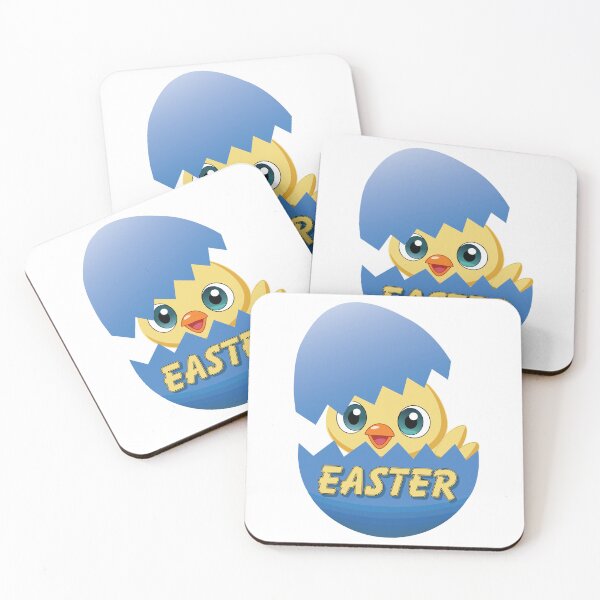 Item preview,   HAPPY EASTER CHICK - EASTER TEXT - CUTE CHICKEN - EGG designed and sold by Gihan-Design.