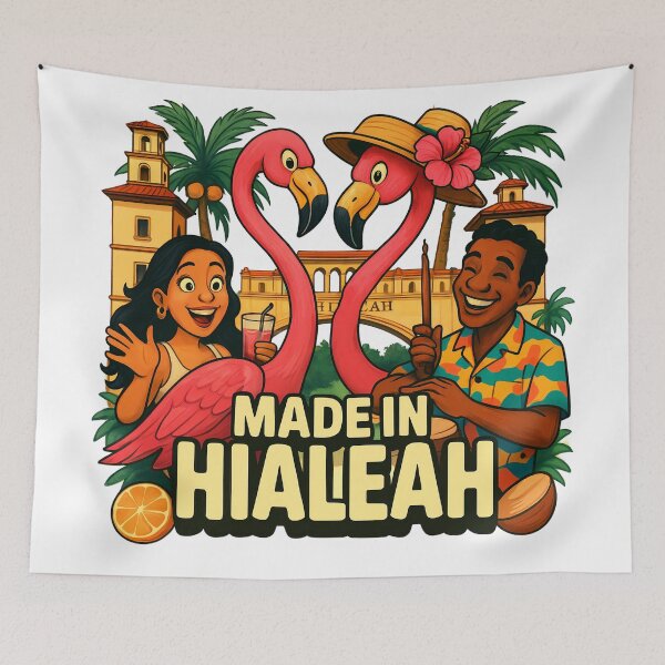 Item preview, Made in Hialeah – Tropical Fun & Culture designed and sold by Designfordream.