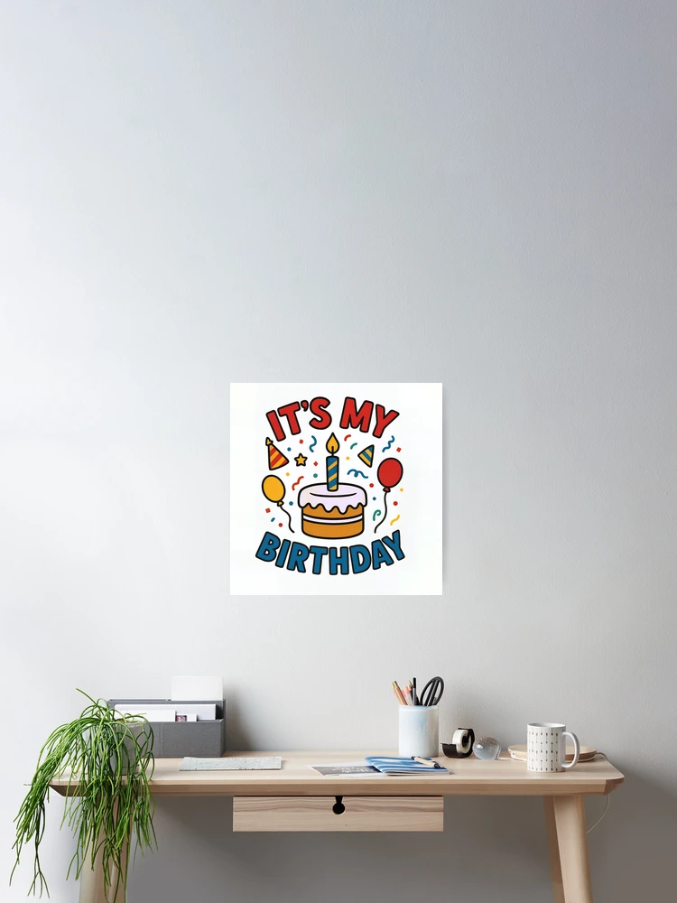 Thumbnail 2 of 3, Poster, Birthday Image designed and sold by Riff7.