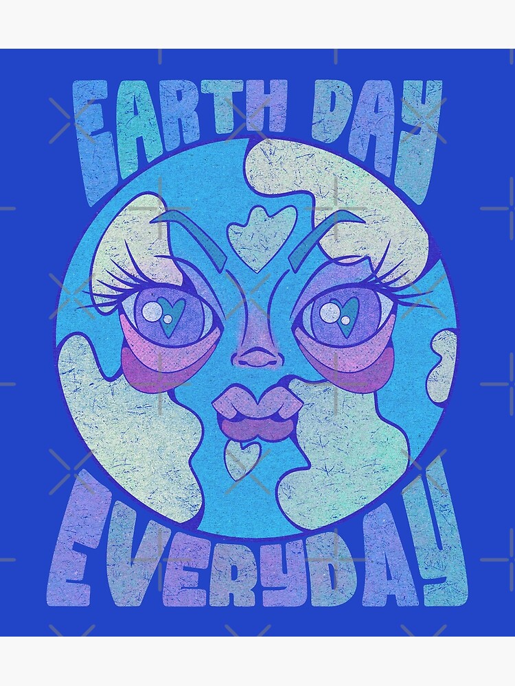 Thumbnail 2 of 2, Greeting Card, earth day everyday v2 designed and sold by manniemoonstone.