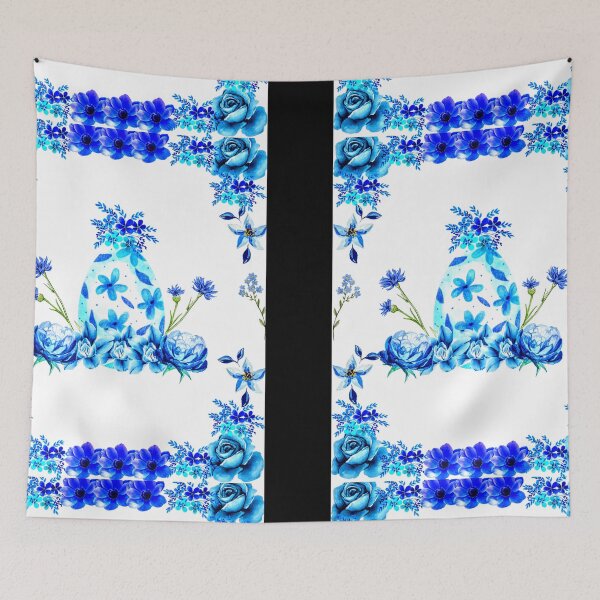 Item preview, King's Easter Hunt | Easter Hunt | Easter Eggs | Easter | Eggs | Easter | Blue | Flowers | Easter Design  designed and sold by Kingcls.