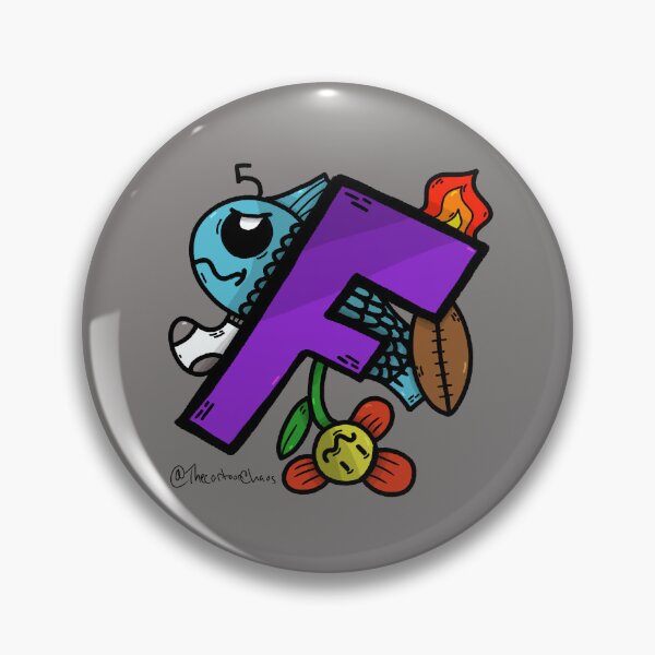 Item preview, Letter F designed and sold by TheCartoonChaos.