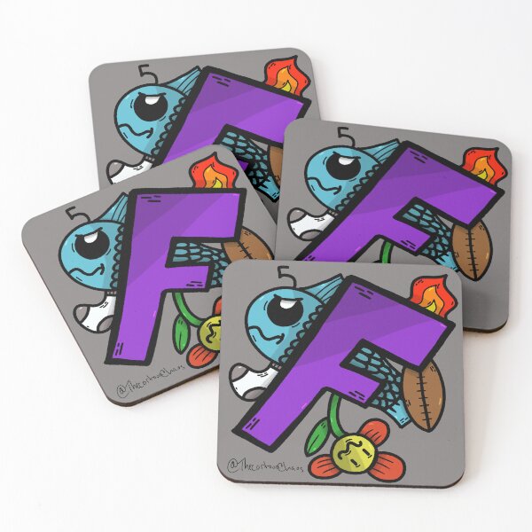 Item preview, Letter F designed and sold by TheCartoonChaos.