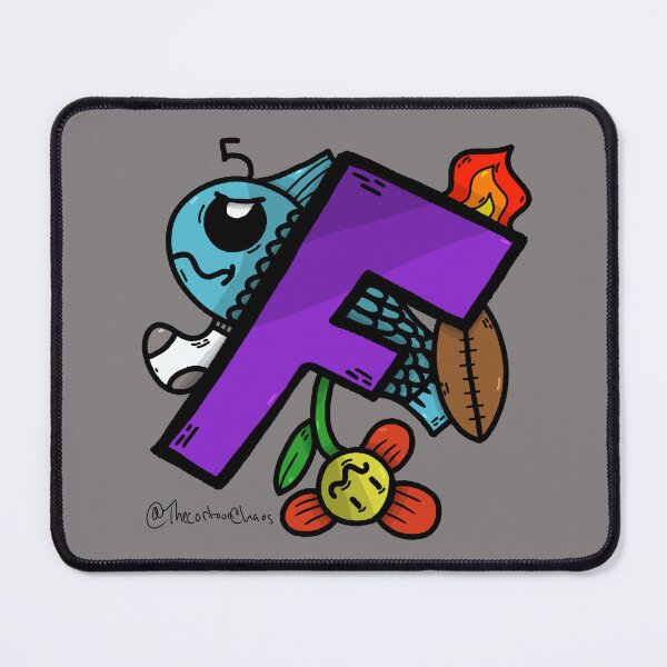Item preview, Letter F designed and sold by TheCartoonChaos.