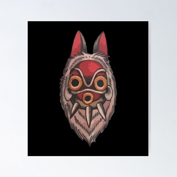 Item preview, Princess Mononoke Mask designed and sold by Megankott.
