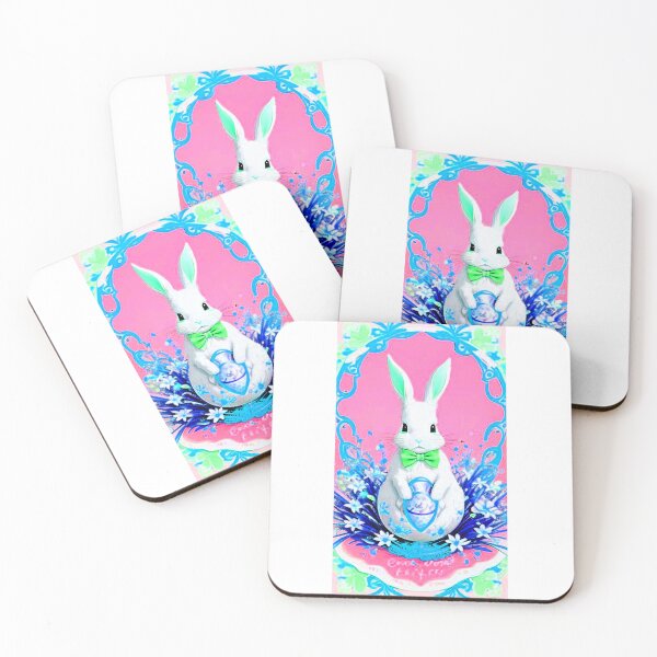 Item preview, Bunny Easter Floral - Spring Art designed and sold by Earth Nature Creations.