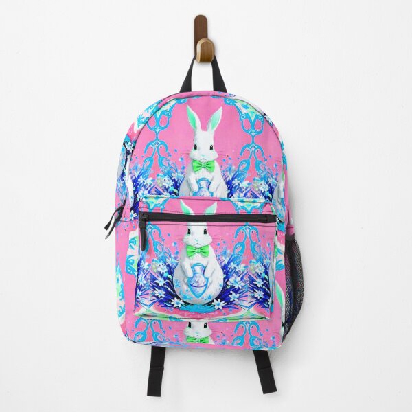 Item preview, Bunny Easter Floral - Spring Art designed and sold by Earth Nature Creations.