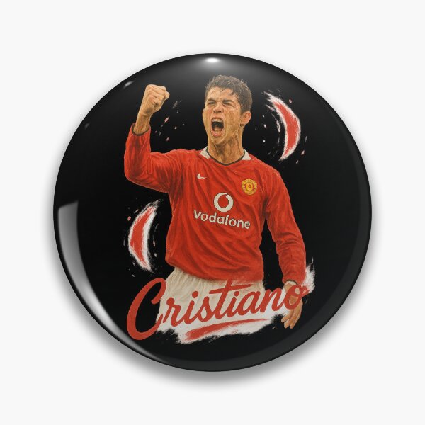 Item preview, Young Cristiano Ronaldo Man United Art – Rising Soccer Legend Tribute	 designed and sold by VintageVibes Co..