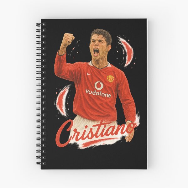 Item preview, Young Cristiano Ronaldo Man United Art – Rising Soccer Legend Tribute	 designed and sold by VintageVibes Co..