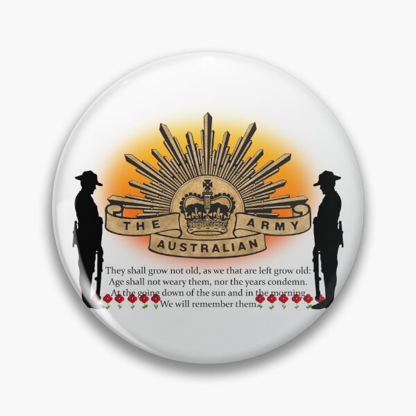 Item preview, Anzac Day Australian Army designed and sold by rainsdesigns.