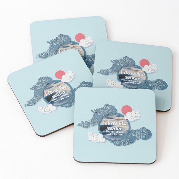 Item preview,  I Flow Like Water – Smooth, Strong & Serene | Calm Water Quote Design designed and sold by LUV963.
