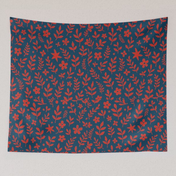 Item preview, Red Floral designed and sold by Zenvo.