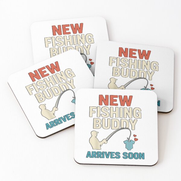 Item preview, New fishing buddy arrives soon design for anglers Celebrate fatherhood, fishing jokes, and new baby moments designed and sold by puurfectcat.