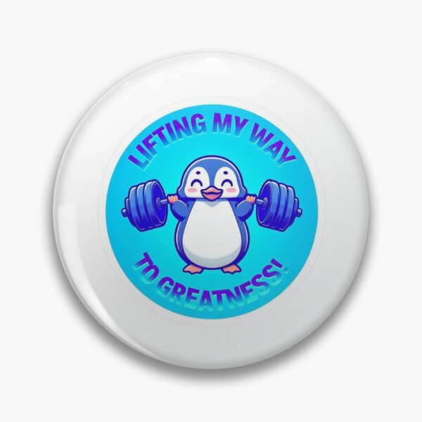 Item preview, Gym penguin, lifting  designed and sold by JIGUWORLD.