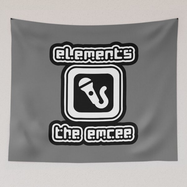 Item preview, THE EMCEE - BLK ON WHT  designed and sold by HUSTLE-N-FAITH.