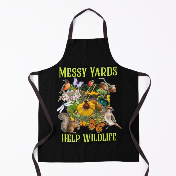 Item preview, Messy Yards Help Wildlife Butterflies Pollinator Wildflowers Colorful Design designed and sold by EarthArtDesigns.