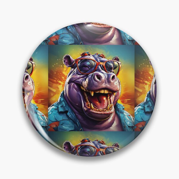 Item preview, Laughing Hippo Heads designed and sold by Zenvo.
