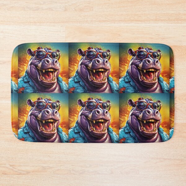 Item preview, Laughing Hippo Heads designed and sold by Zenvo.