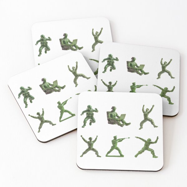 Item preview, Dancing Green Army Men designed and sold by SquishyKitkat.