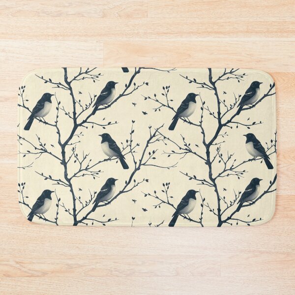 Item preview, Monochrome Birdsong Branches designed and sold by NTGUILTY.