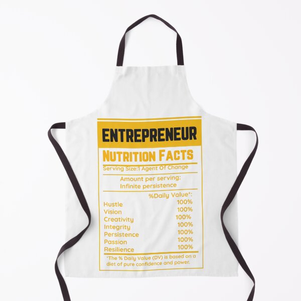 Aperçu de l'œuvre T-shirt Entrepreneur Nutrition Values créée et vendue par JL-Enterprises.