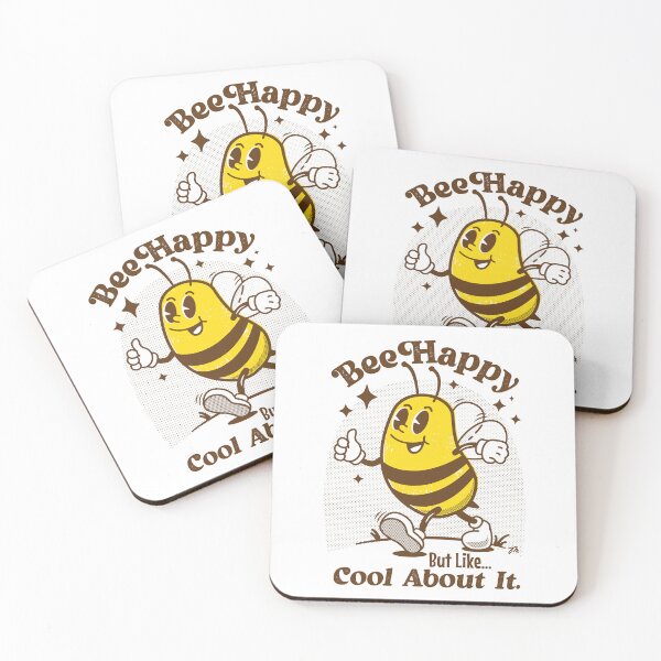 Item preview, Bee Happy. But Like... Cool About It. designed and sold by Jodify.