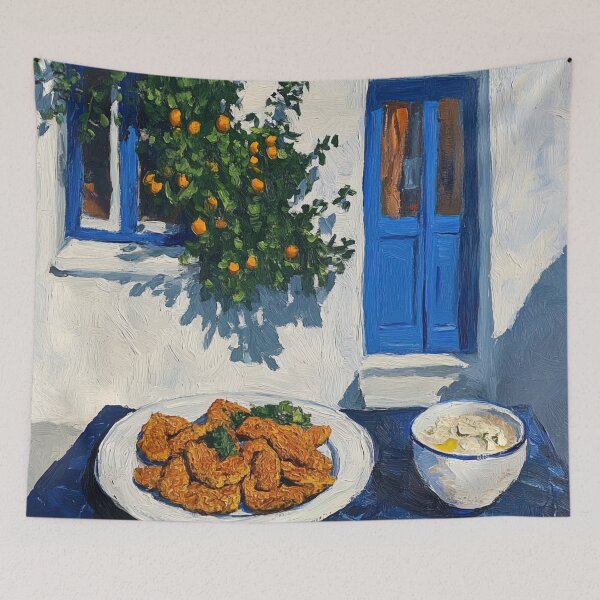 Item preview, Kibbeh | Post-impressionist painting style designed and sold by ComicsFactory.