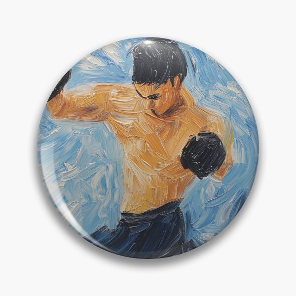 Artikelvorschau, Kickboxer | Postimpressionistischer Malstil entworfen und verkauft von ComicsFactory.