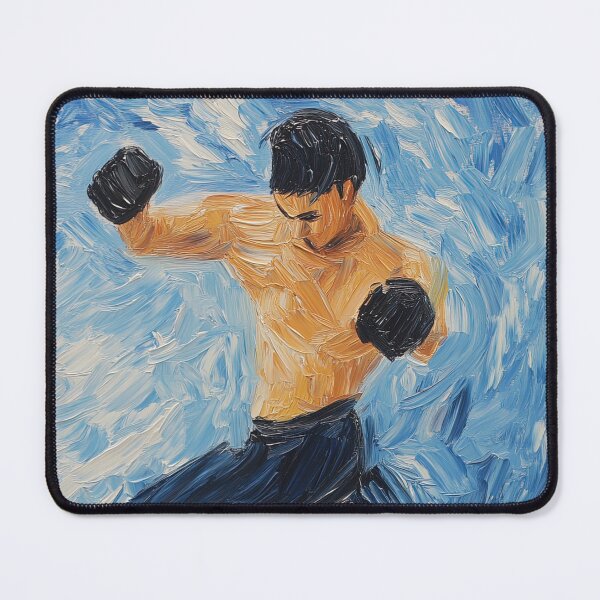 Item preview, Kickboxer | Post-impressionist painting style designed and sold by ComicsFactory.