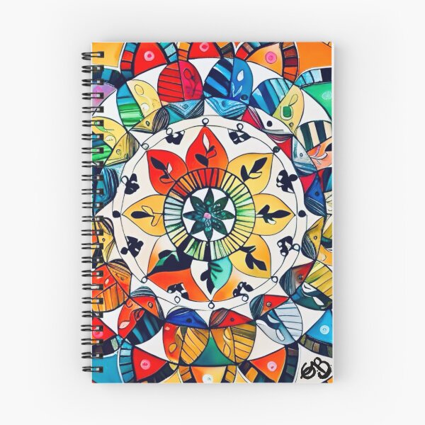 Item preview, Dream world mandala in strong colors designed and sold by EB-DigitalART.