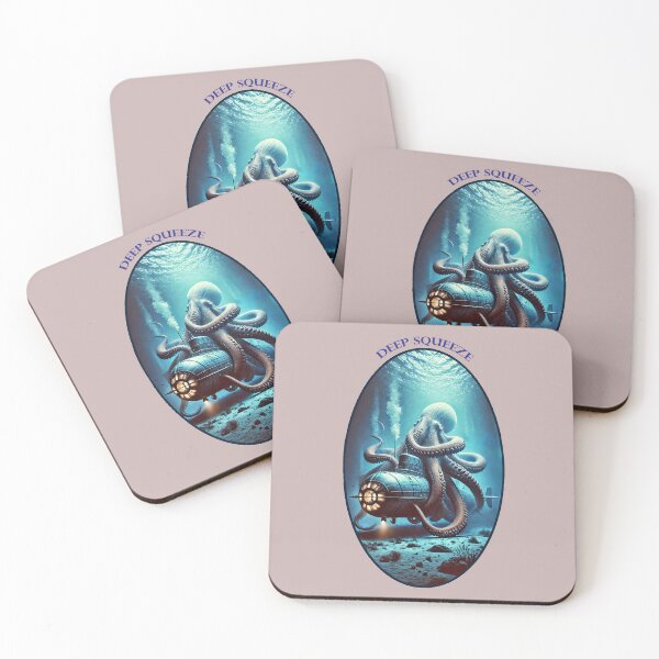 Item preview, Giant Octopus with its Arms Wrapped Around a Submarine URM designed and sold by urmaddad.