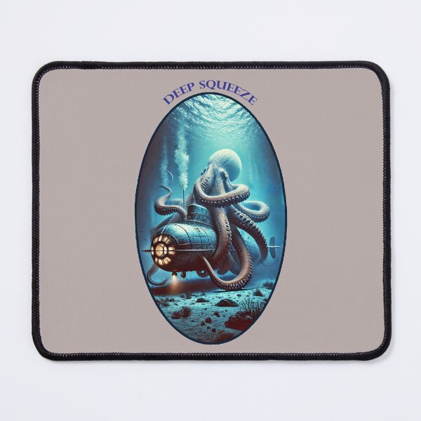 Item preview, Giant Octopus with its Arms Wrapped Around a Submarine URM designed and sold by urmaddad.