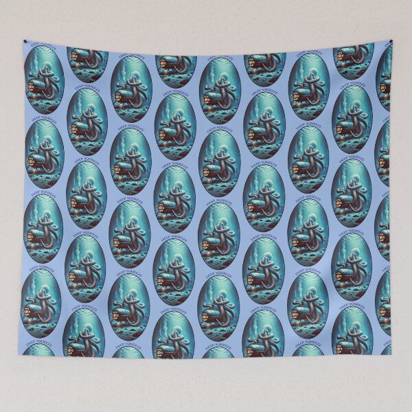 Item preview, Giant Octopus with its Arms Wrapped Around a Submarine URM designed and sold by urmaddad.
