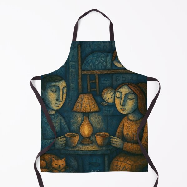 Item preview, Happy family. Naive art designed and sold by BoBiloArt.