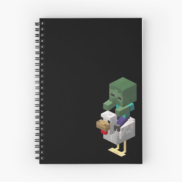 Item preview, Block Minecraft Inspired Digital Cartoon Drawing of Chicken Jockey designed and sold by heyitsmeraya.
