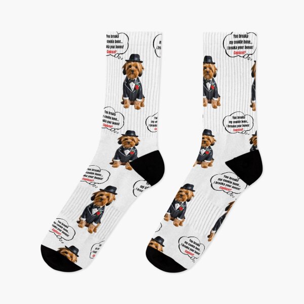 Item preview, Yorkipoo Mafia Boss – Funny “Don’t Break My Treat” Cute Dog Lover Design designed and sold by Fredster1966.