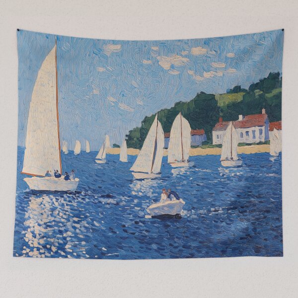 Item preview, Kiel Regatta | Post-impressionist painting style designed and sold by ComicsFactory.
