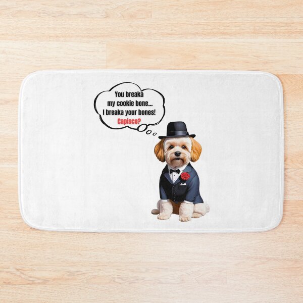 Item preview, Maltipoo Mafia Boss – Cute Cookie Protector Dog Art designed and sold by Fredster1966.