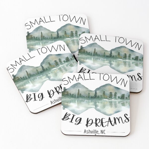 Item preview, Small Town Big Dreams - Ashville, NC designed and sold by RootedFY.