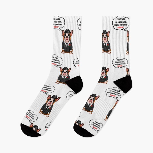Item preview, French Bulldog Mafia Boss – Funny “Cookie Bone Protector” Dog Lover Design designed and sold by Fredster1966.