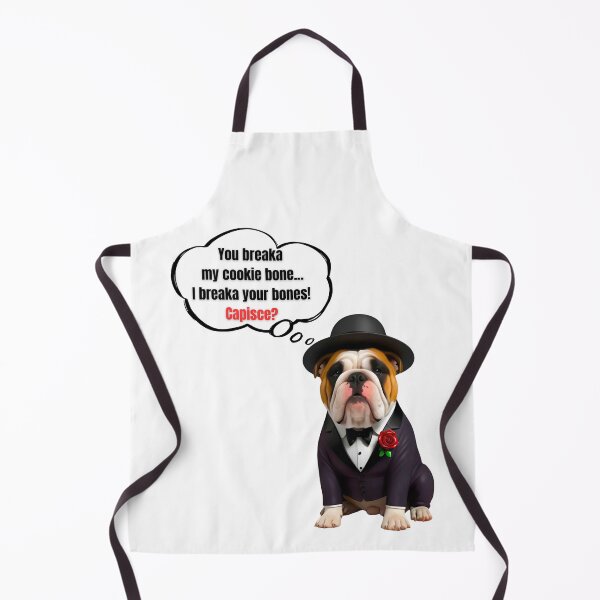 Item preview, English Bulldog Mafia Boss – Funny “Cookie Bone Enforcer” Dog Lover Art designed and sold by Fredster1966.