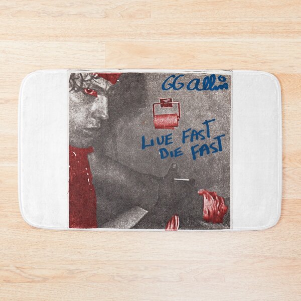 Item preview, GG ALLIN - LIVE FAST DIE FAST  designed and sold by skeletons-lair.
