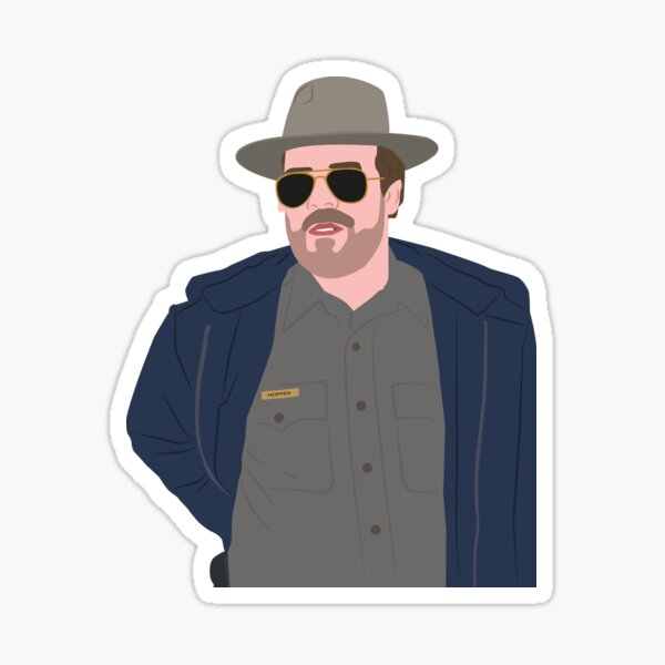 Item preview, Jim Hopper Chief Stranger Things Netflix designed and sold by KamiTrendz.