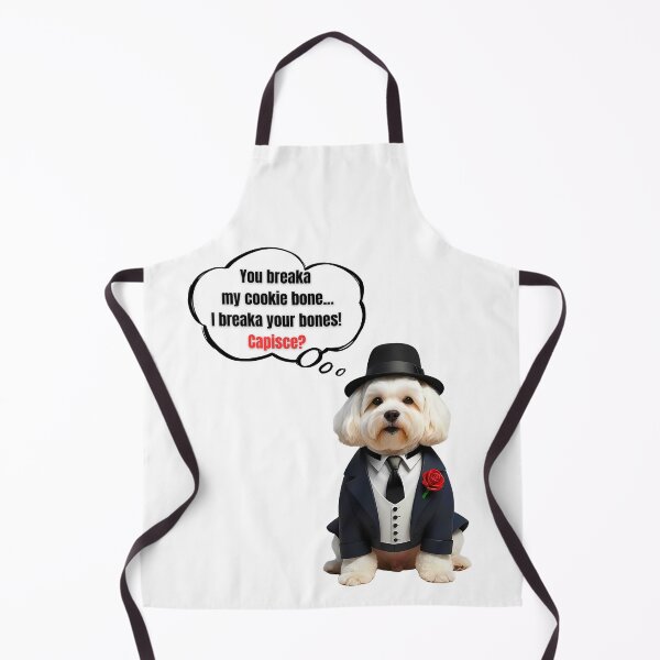 Item preview, Bichon Frise Mafia Boss – Cute Cookie Protector Dog Art designed and sold by Fredster1966.