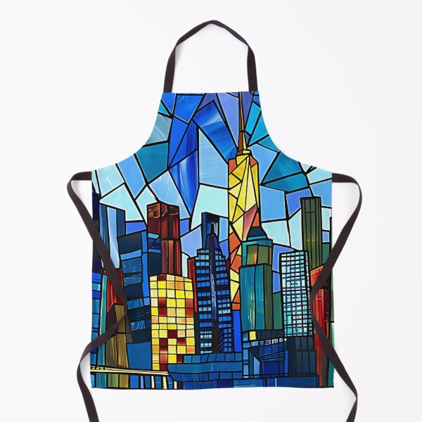 Item preview, Mosaic Cityscape designed and sold by Bliss Find And Design.