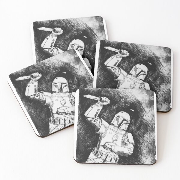 Item preview, Boba - Linocut designed and sold by Paralyzed Puppets.